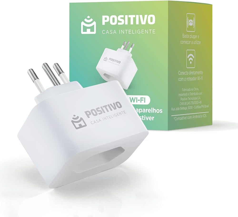 Smart Plug Wi-Fi Positivo Casa Inteligente – Controle Total da Sua Casa