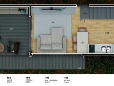 Chalé Taupo | Projeto Pronto PR