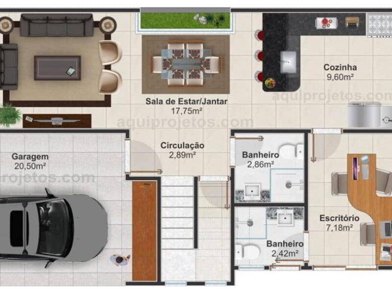 Sobrado Curitiba | Aqui Projetos