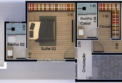 Sobrado 95 | Planta Pronta