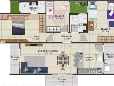 Casa Maceió II | Aqui Projetos